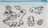 Piórnik etui Tinting dino
