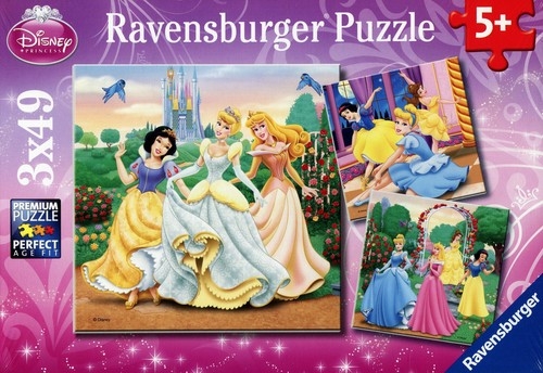 Puzzle Disney Księżniczki 3x49 (094110)