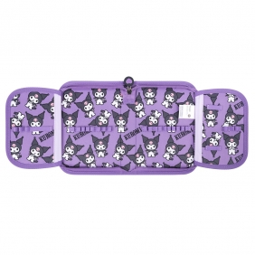 Piórnik dwuklapkowy bez wyposażenia - Kuromi Violet