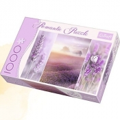 Puzzle Romantic 1000 Lawendowe pola (10411)