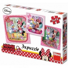 Puzzle Dino 3x55 Minnie (335110)
