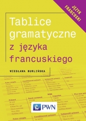 Tablice gramatyczne z języka francuskiego - Burlińska Wiesława