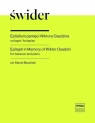 Epitafium pamięci Wiktora Osadzina na fagot i... Józef Świder