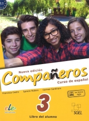 Companeros 3 podręcznik + licencia digital - nueva edicion - Castro Viudez Francisca, Diez Ignacio Rodero, Sardinero Franco Carmen