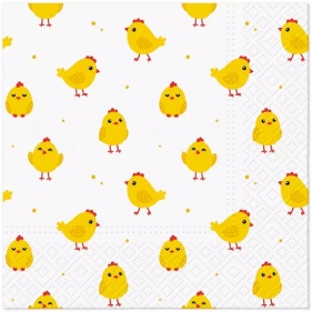 Serwetki Tete - Cute Chicken, 33x33cm