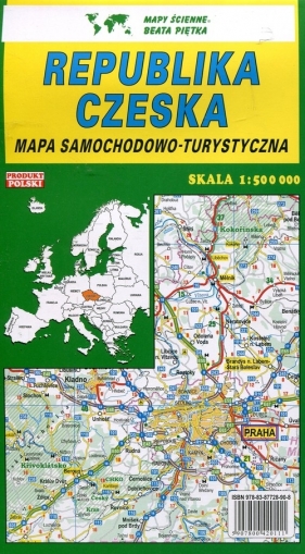 Czechy - mapa drogowa