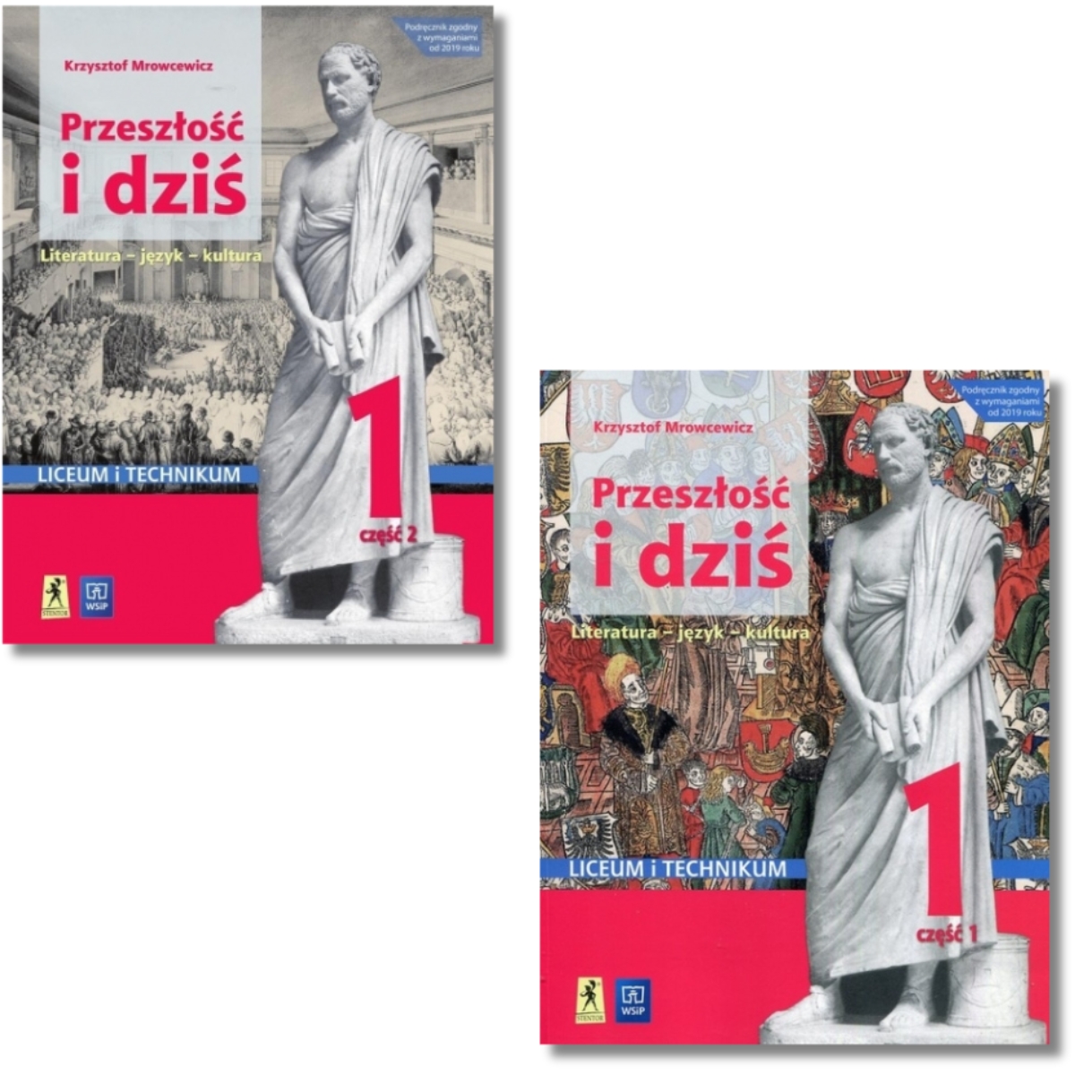 Pakiet podręczników: Przeszłość i dziś. Część 1 i 2. Zakres podstawowy i rozszerzony. Liceum i technikum. Klasa 1. Język polski.