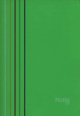 Zeszyt A5 Narcissus Arc w kratkę 80 kartek zielony