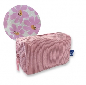 Saszetka duża Oxford Bloom - różowa