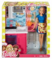 BARBIE Mebelki + Lalka, Kuchania (GXP-576327)