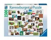Ravensburger, Puzzle 1500: Zabawne zwierzaki (16711)