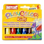 Farby w sztyfcie Playcolor One, 6 kolorów x 10g