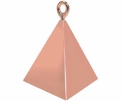 Ciężarek do balonów Piramida różowo-złota 110g