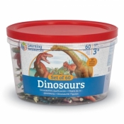 Zestaw 60szt-Dinozaury, Figurki do nauki liczenia