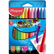 KREDKI MAPED COLORPEPS 12SZT PLASTIKOWE