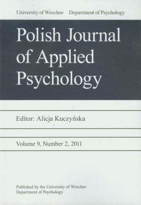 Polish Journal of Applied Psychology vol 9 nr 2 2011 - Kuczyńska Alicja
