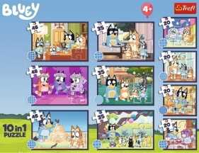 Puzzle 10w1 Historia Bluey TREFL