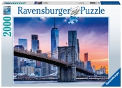 Ravensburger, Puzzle 2000: Panorama Nowego Jorku (160112) (Uszkodzone opakowanie)