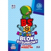 Blok rysunkowy Astra Bs & Rabbit A3/15k - kolorowy (456643)