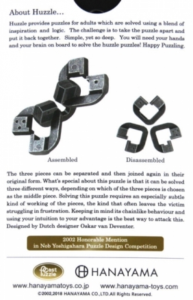 Łamigłówka Huzzle Cast Chain - poziom 6/6 (107365) - Oskar van Deventer