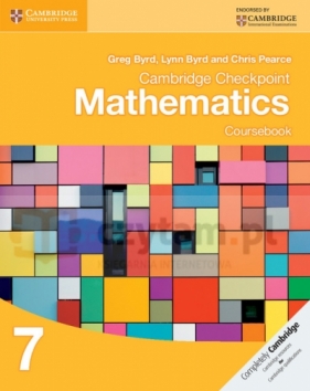 Cambridge Checkpoint Mathematics Coursebook 7 - Greg Byrd, Lynn Byrd, Chris Pearce