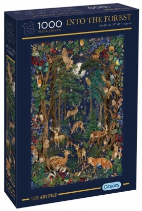 Puzzle 1000 W głąb lasu
