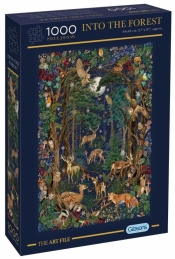 Puzzle 1000 W głąb lasu