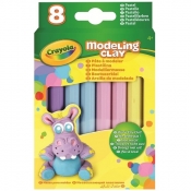 Plastelina pastelowa Crayola, 4 kolory - pastelowe (57-0311)