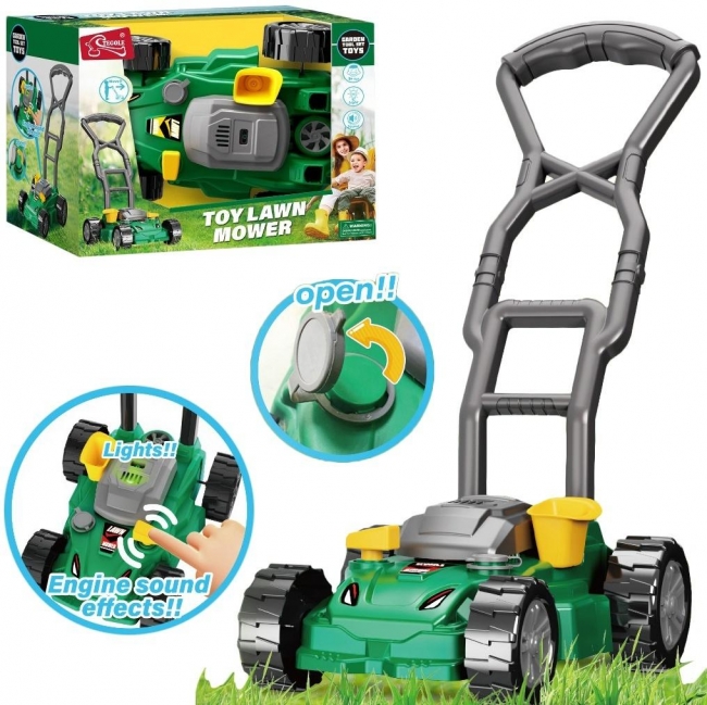 Kosiarka na baterie dźwięk silnika