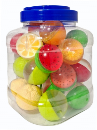 <img src='https://webimage.pl/pics/112/4/d5902496214112U1398.jpg' style='height:440px' /> Piłka kauczuk owoc 4 cm 25 szt. w słoju