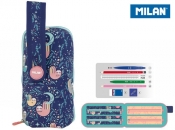 Multipiórnik owalny Milan z 4 piórnikami Cuddles Eco niebieski (08872CDB)