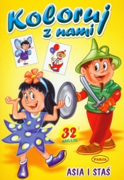 Asia i Staś Koloruj z nami