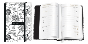 Kalendarz 2024 książkowy B6 - Black&White