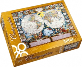Mapa Ziemi 1749, J.B.Nolin - 3000 elementów (33011)