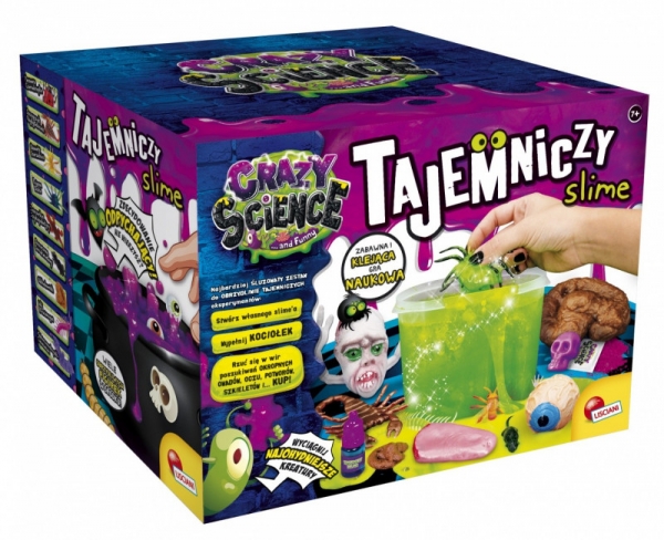 Zestaw Crazy Science Potwornie tajemniczy slime (304-PL80656)