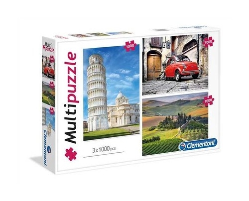 Multipuzzle Italy 3x1000 (08011)