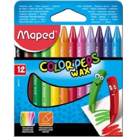 Kredki świecowe Color'Peps - 12 kolorów (MPD-861011)