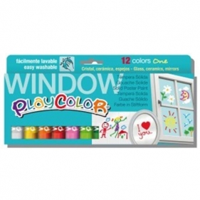 Farby w sztyfcie playcolor one window 12 kolorów