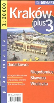 Kraków plus 3 1:20 000 plan miasta
