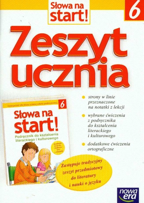 Słowa na start 6 Zeszyt ucznia