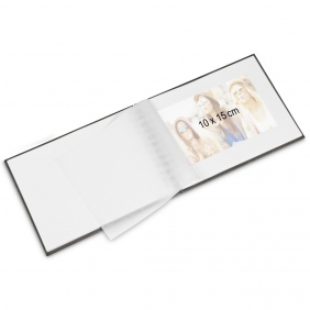 Hama, album Fine Art 24x17/50, szary z białymi kartkami (000021110000)