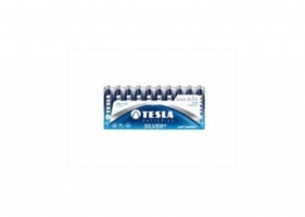 Baterie. 10x Bateria alkaliczna. Tesla AAA Silver+ LR03