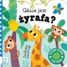 Szukamy zwierząt. Gdzie jest żyrafa? Filcowe klapki i lusterko Anna Podgórska