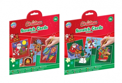 <img src='https://webimage.pl/pics/113/2/d8715427132037800053.jpg' style='height:440px' /> Wydrapywanka świąteczna 4szt 19,5x19,5cm