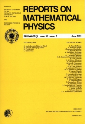 Reports on Mathematical Physics 89/3 2022