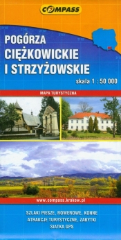 Pogórze Ciężkowickie i strzyżykowskie skala 1:50000