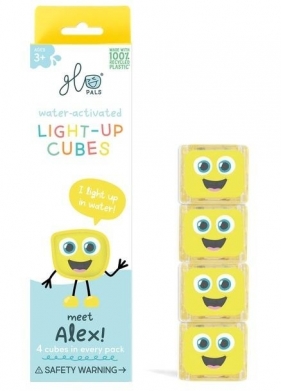 Kostki sensoryczne świecące w wodzie Alex