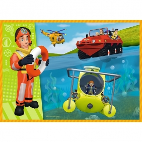 Puzzle 4w1: Strażak Sam na ratunek (34311)