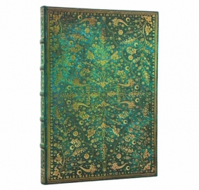 Notatnik w linie Emerald Flower Grande