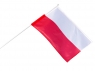 Flaga Polska z plastikowym trzonem 1szt. /1309/ BAL